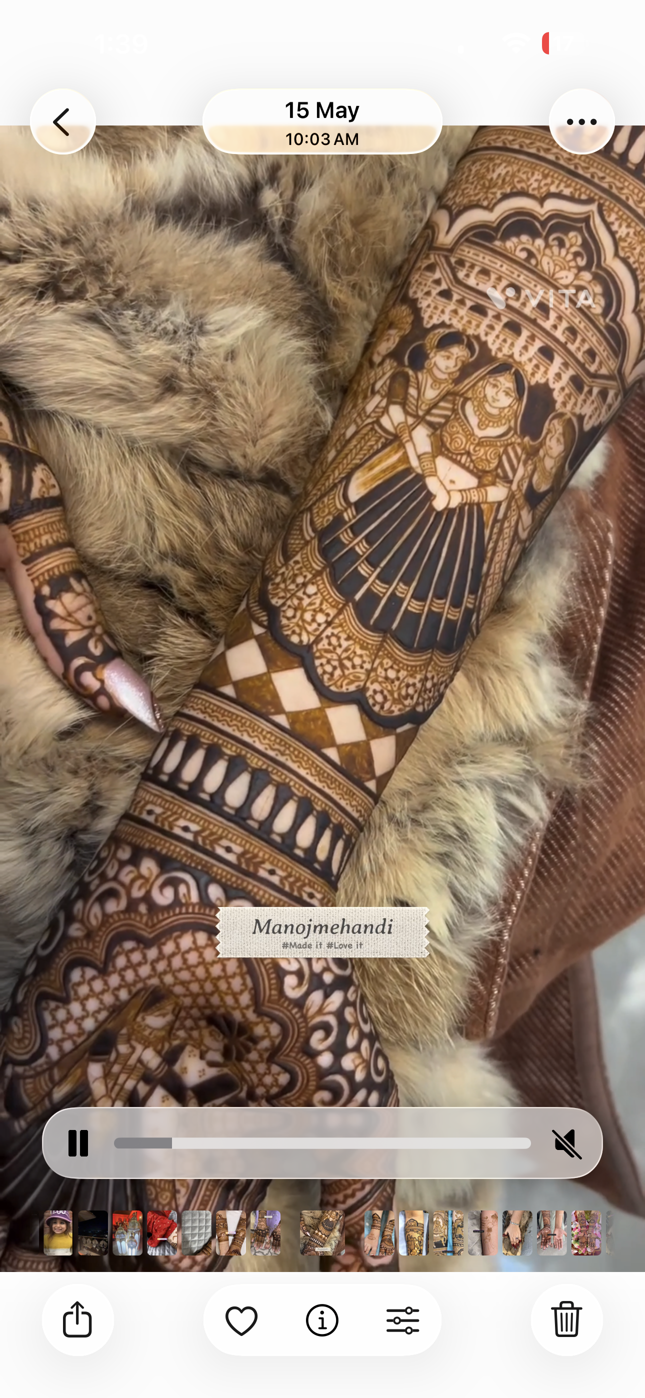 Full Hand Bridal Mehendi Design